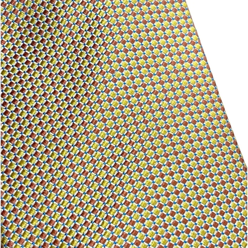 Corporate image tailored exclusively for Tom James elegant 100% silk mens tie - Picture 3 of 12
